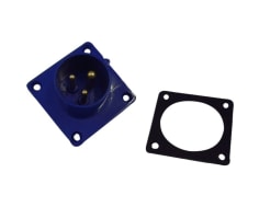 Splashproof Inlet (Male) 16A 220VAC 2P+EIP44