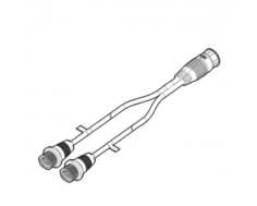 14 M SILR Y - 14-PIN SOLIX/ONIX MEGA & Non-MEGA SI Left Right Splitter Cable