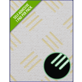 Checker Grey/Green Glow 412 x 203 x 3mm