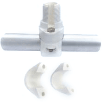 Glomex Pulpit Rail Mount Adjustable for GPS Antennas (Horizontal Only) RA175