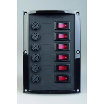 Switch Panel 6-fuses Black