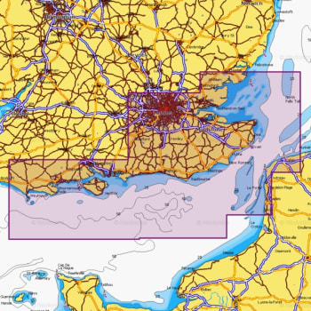 Gold Small Chart - SD / Micro SD - 5G822S2 Portland to Walton-on-the-Naze (100.5G822S2)