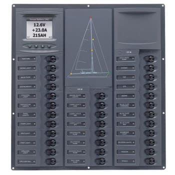 12v Dc Circuit Breaker Panel 32 Way Cruiser Digital (NC32Y-DCSM)