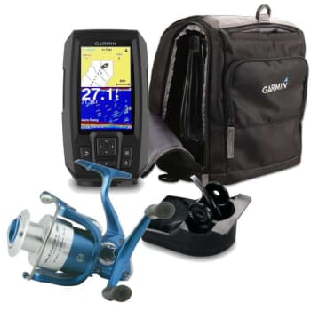 Striker PLUS 4 + Portable Fishing Kit With Free Shakespeare Fishing Reel (STRIKERBUN1)