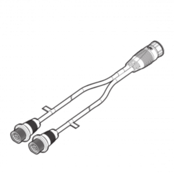 14 M SILR Y - 14-PIN SOLIX/ONIX MEGA & Non-MEGA SI Left Right Splitter Cable