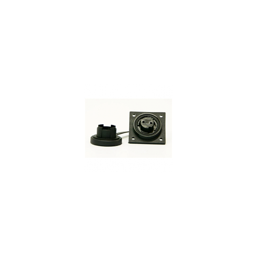 4 Pin Low-Flange Socket & Cap