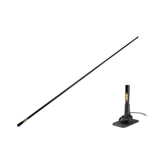 SuperGain Ibiza 1.4M GRP VHF Antenna With Mount (Black) (SGV140BK)