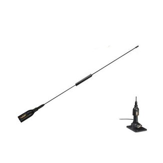 Supergain Target 530mm Universal VHF Antenna S/S Whip 3dB 6m Cable