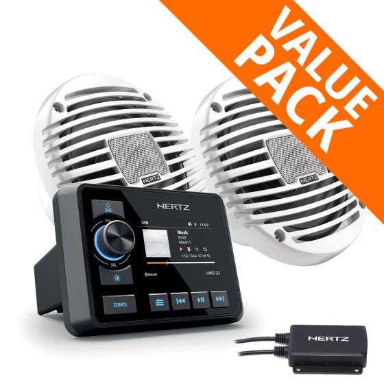 HMR 20D - Digital Media Receiver + HEX 6.5 Speakers White (HMR20D-HEX65W)