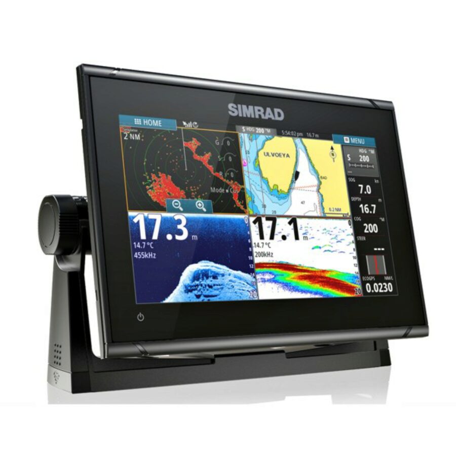 GO9 XSE 9 Inch Multi-touch Chart Plotter with built in Echosounder - No Transducer