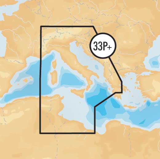 Platinum+ XL3 33P+ - CF Card - Central Mediterranean (100.PP33)