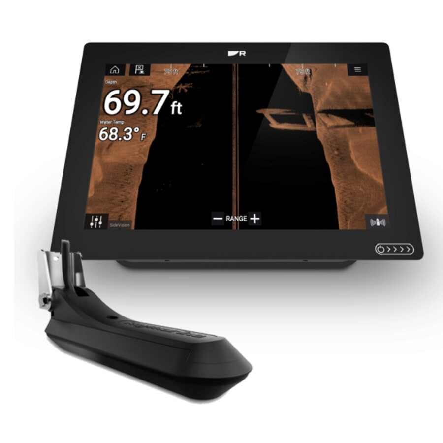 AXIOM+ 12 RV MFD With Integrated RealVision 3D Sonar and RV-100 Transducer