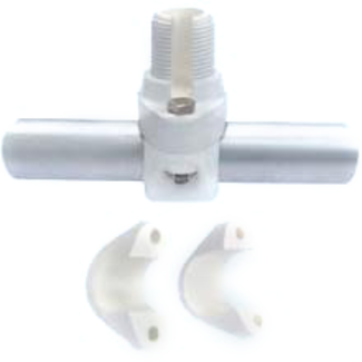 Glomex Pulpit Rail Mount Adjustable for GPS Antennas (Horizontal Only) RA175