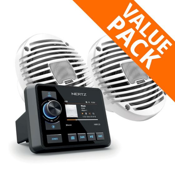 HMR 20 - Digital Media Receiver + HEX 6.5 Speakers White (HMR20-HEX65W)