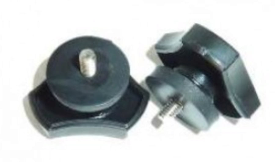 REPLACEMENT THUMB SCREWS (2 X RUBBER VIBRATION DAMPENER SCREWS)