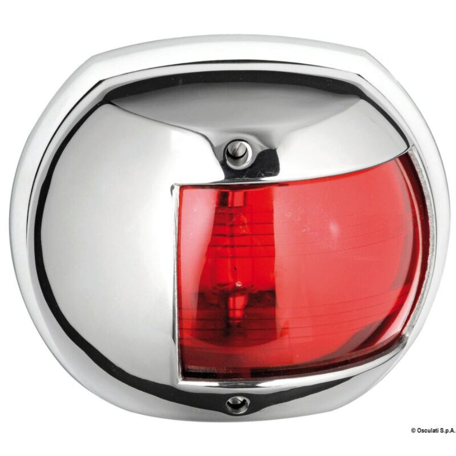 Maxi 20 Navigation Lights Made of Mirror-Polished AISI316 Stainless Steel - 112,5u00b0 right green
