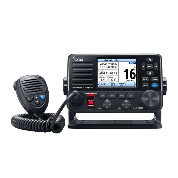 IC-M510 Advanced VHF/DSC Marine Radio with Smartphone Control (IC-M510)