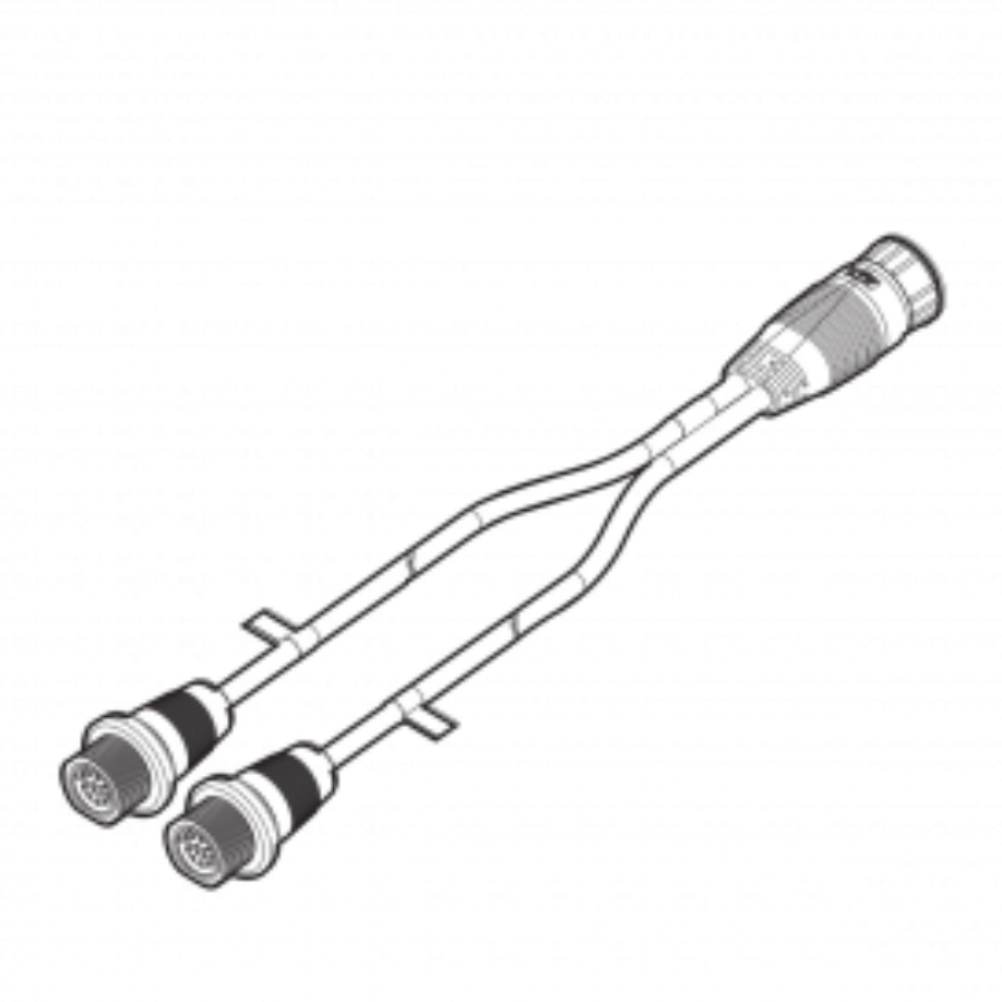 14 M SILR Y - 14-PIN SOLIX/ONIX MEGA & Non-MEGA SI Left Right Splitter Cable