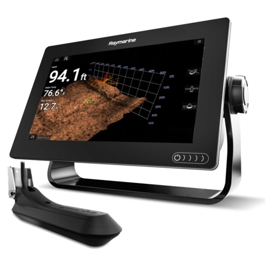 Axiom 9 RV - 9 Inch Multi Function Display With RealVision 600W Sounder With RV-100 3D TR