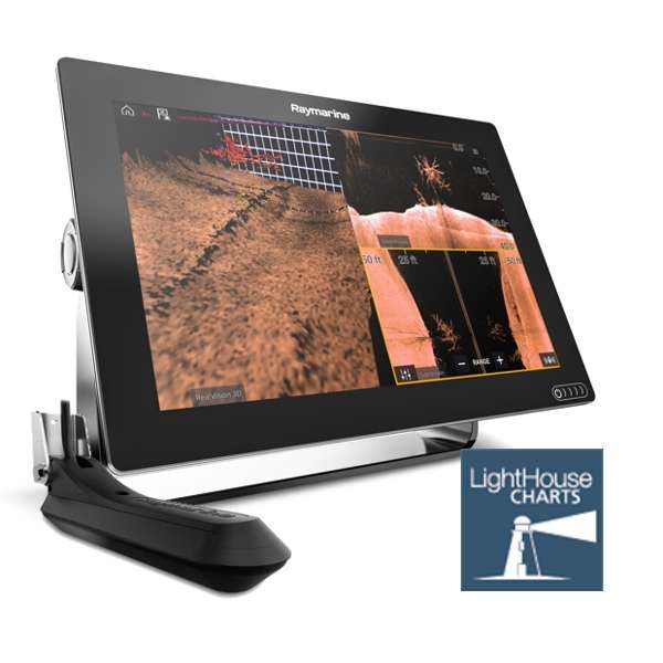 Axiom 12 RV - 12 Inch Display With RealVision Sounder With RV-100 3D TR And LightHouse Download Chart (E70369-03-202)