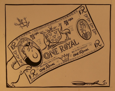 Cartoon by John Frith, 6 June 1963