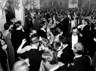 A photo of Princess Alexandra's ball held in King's Hall, 1959