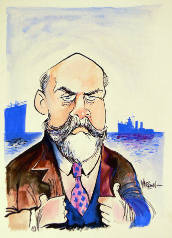 Like Fisher, Cook worked his way up from the mines, but took a different path. By the end of his life, the pit boy Joe Cooke had become Sir Joseph Cook, establishment figure, and spoke as an aristocrat would. Image: Warren Brown