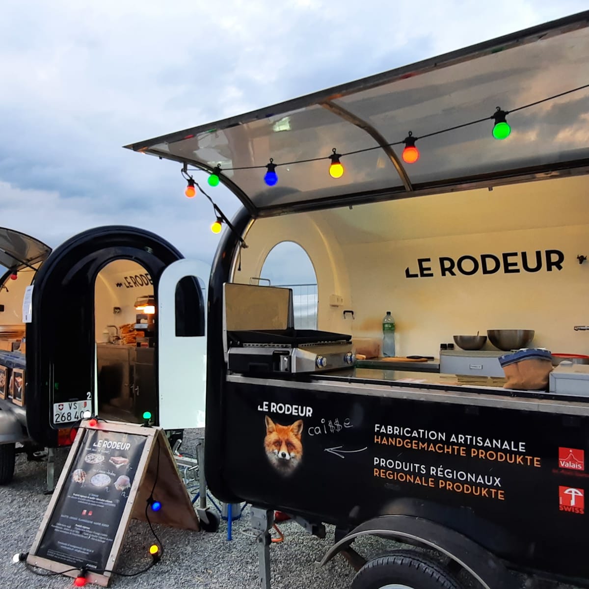 Le Rodeur - Food Trucks und Catering in Route des Bioleys 160 - 1996 Brignon