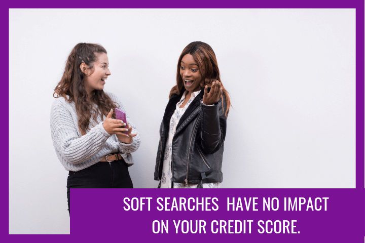 other companies don't see the results of soft checks