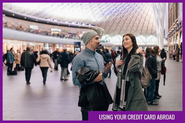 cashlady explains how to use a credit card when you are outside the UK