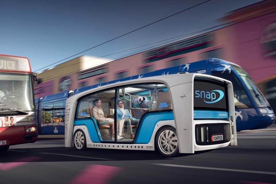 CES 2018 Rinspeed Snap Autonomous Car