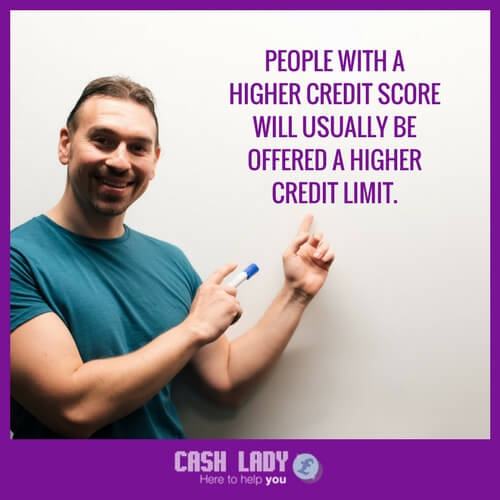 a man explaining credit cards limits - see cashlady
