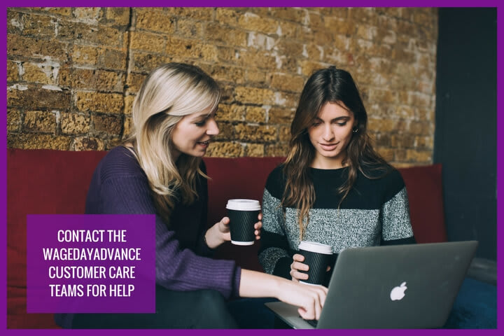 if you have an equiry regarding your payday finance, Cashlady is explaining how to contact the WageDay Advance support team