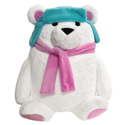 pink polar bear stuffed animal