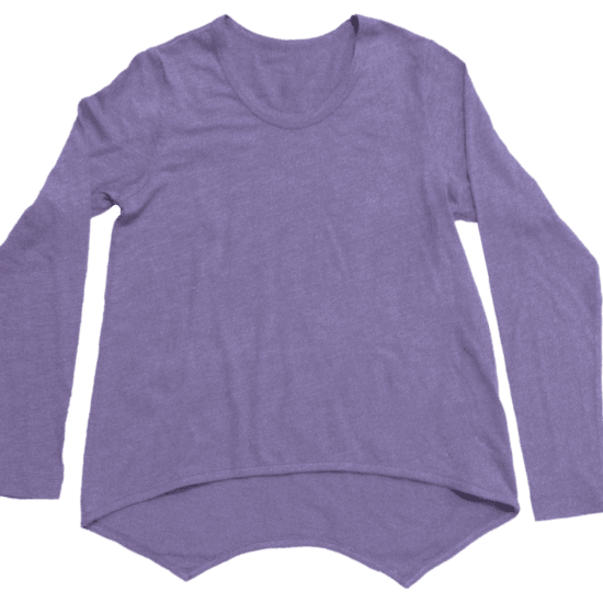 Purple High-Low Shirt | Iscream