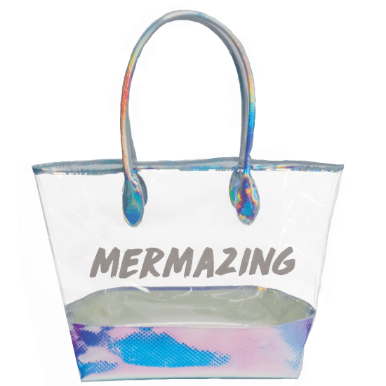 Download Mermaizing Clear Tote Bag | Iscream