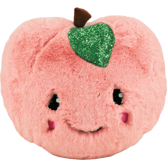 peach emoji plush