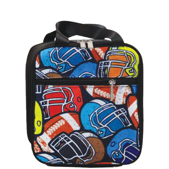 football lunch bag