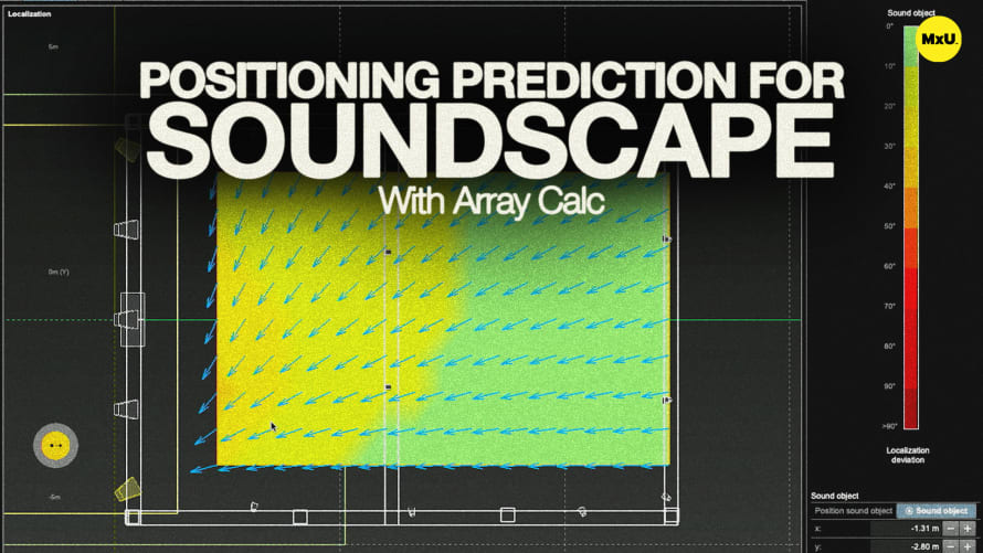 Positioning Prediction for Soundscape With ArrayCalc