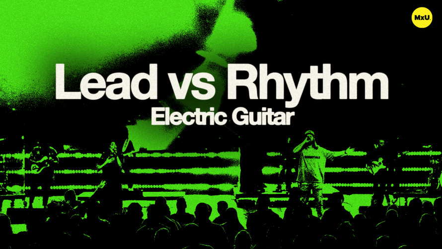 Lead vs Rhythm Electric Guitar