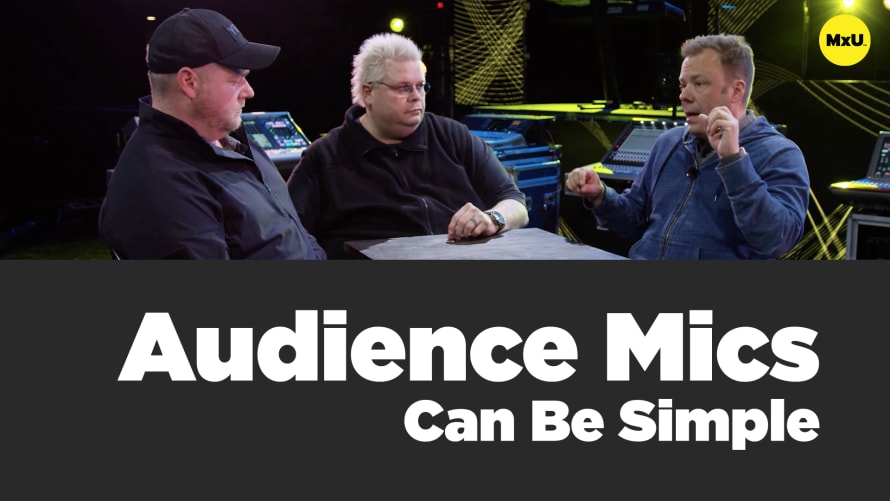 Audience Mics Can be Simple