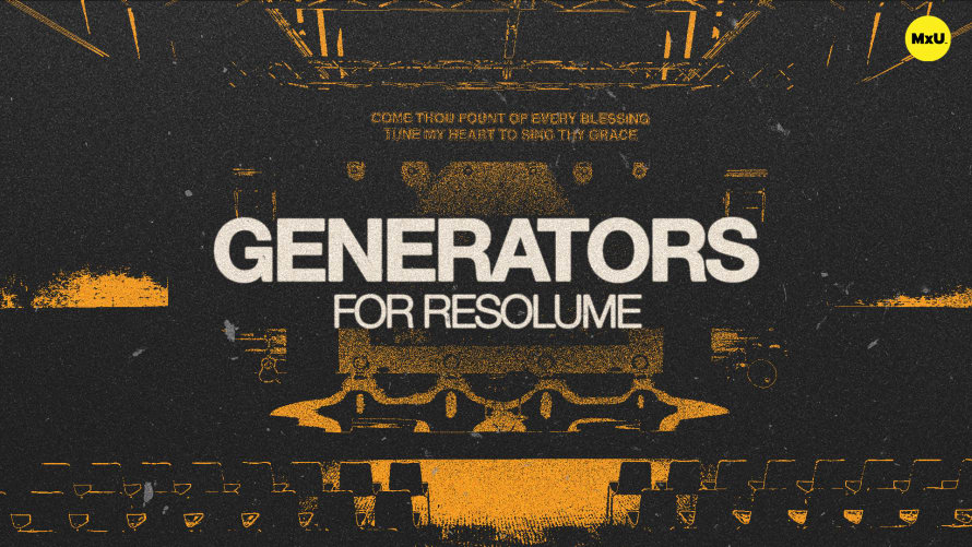 Generators in Resolume