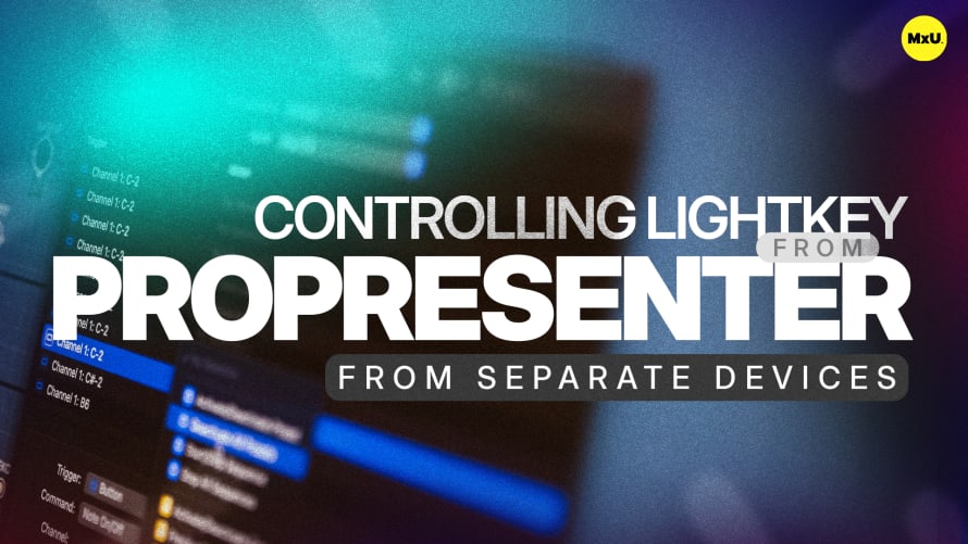 Controlling Lightkey from ProPresenter on Separate Devices