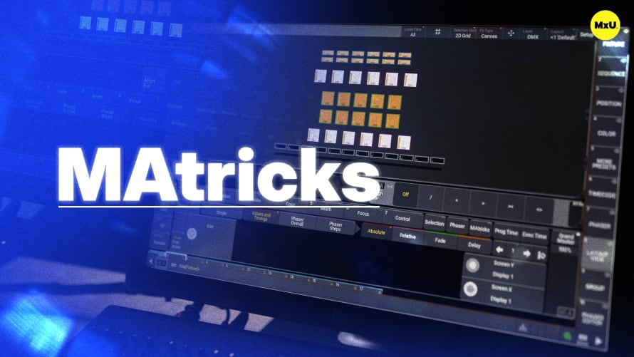 MAtricks in GrandMA3