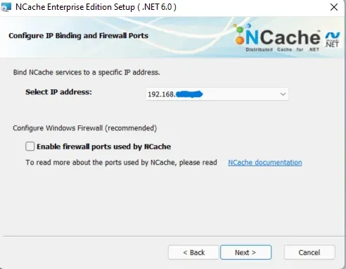 NCache Windows Installation Setup Environment Prerequisites