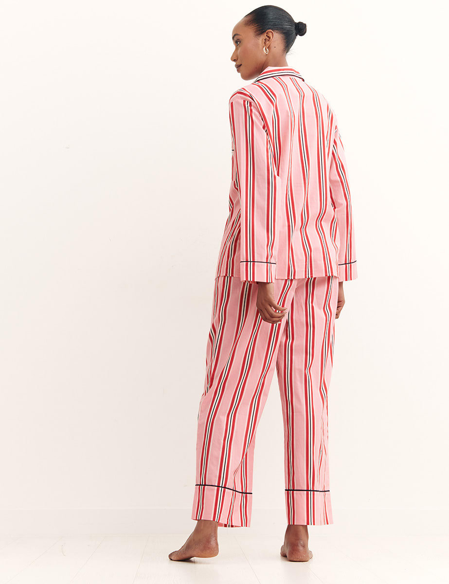 Never Fully Dressed striped pants in pink and red - part of a set
