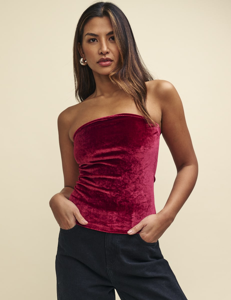 Basic bandeau top - Red, Guts & Gusto