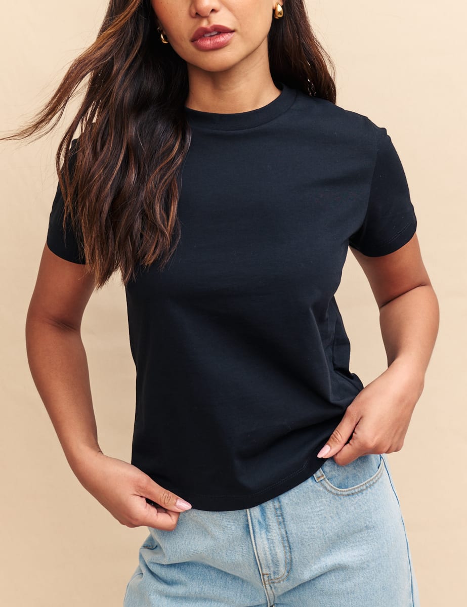Black Boxy Fit T-Shirt