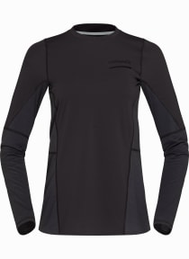 売れ筋商品|||ノローナ Tシャツ レディース トップス SENJA EQUALISER LIGHTWEIGHT LONG SLEEVE - Long sleeved top -  white Norrøna senja equaliser lightweight Long Sleeve for women