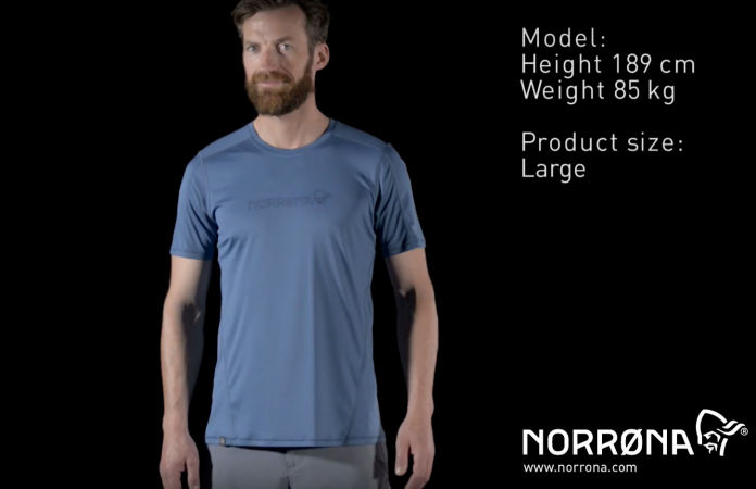 Tech t-shirt mens with polygiene